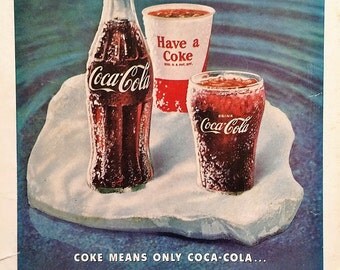 Vintage coke ad | Etsy