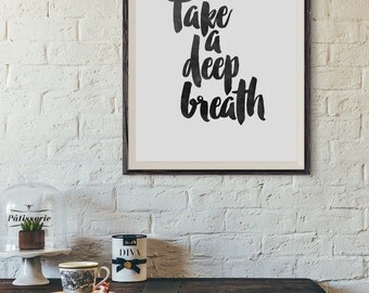 Take a deep breath | Etsy