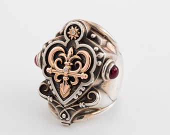 mens ring /silver ring/ free shipping/ mens ring/ garnet stone ring/ oriental trading/ gold ring/ silver ring /handmade silver ring