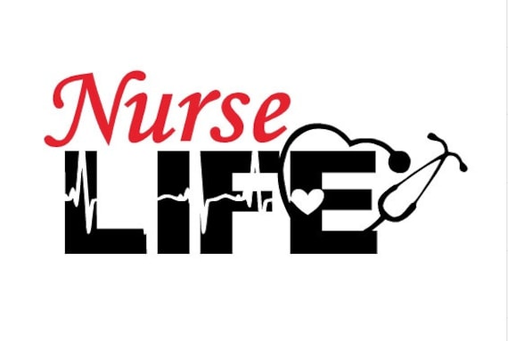 Nurse Life Decal Vinyl Decal Nursing decal Medical decal