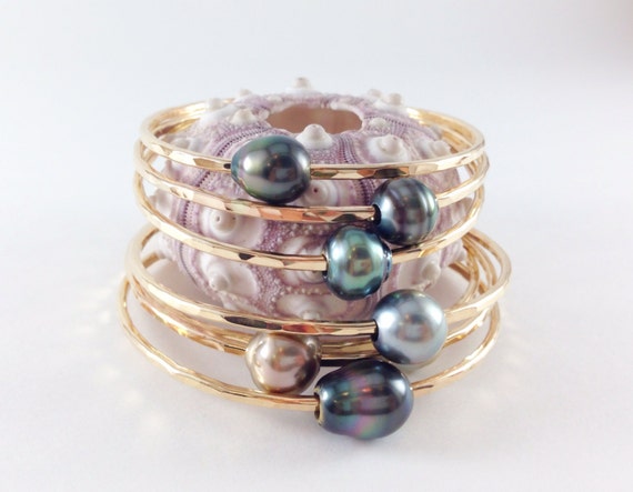 Tahitian Pearl Bangles