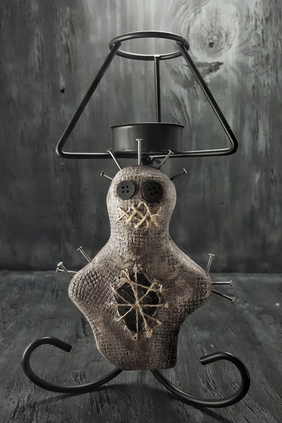 voodoo doll candle