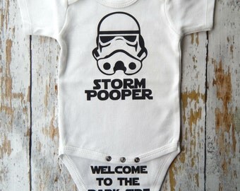 Star Wars Onesie /Funny Storm Pooper Baby Onesie / Funny Baby Onesie / Funny Baby Bodysuit / Baby Shower Gift