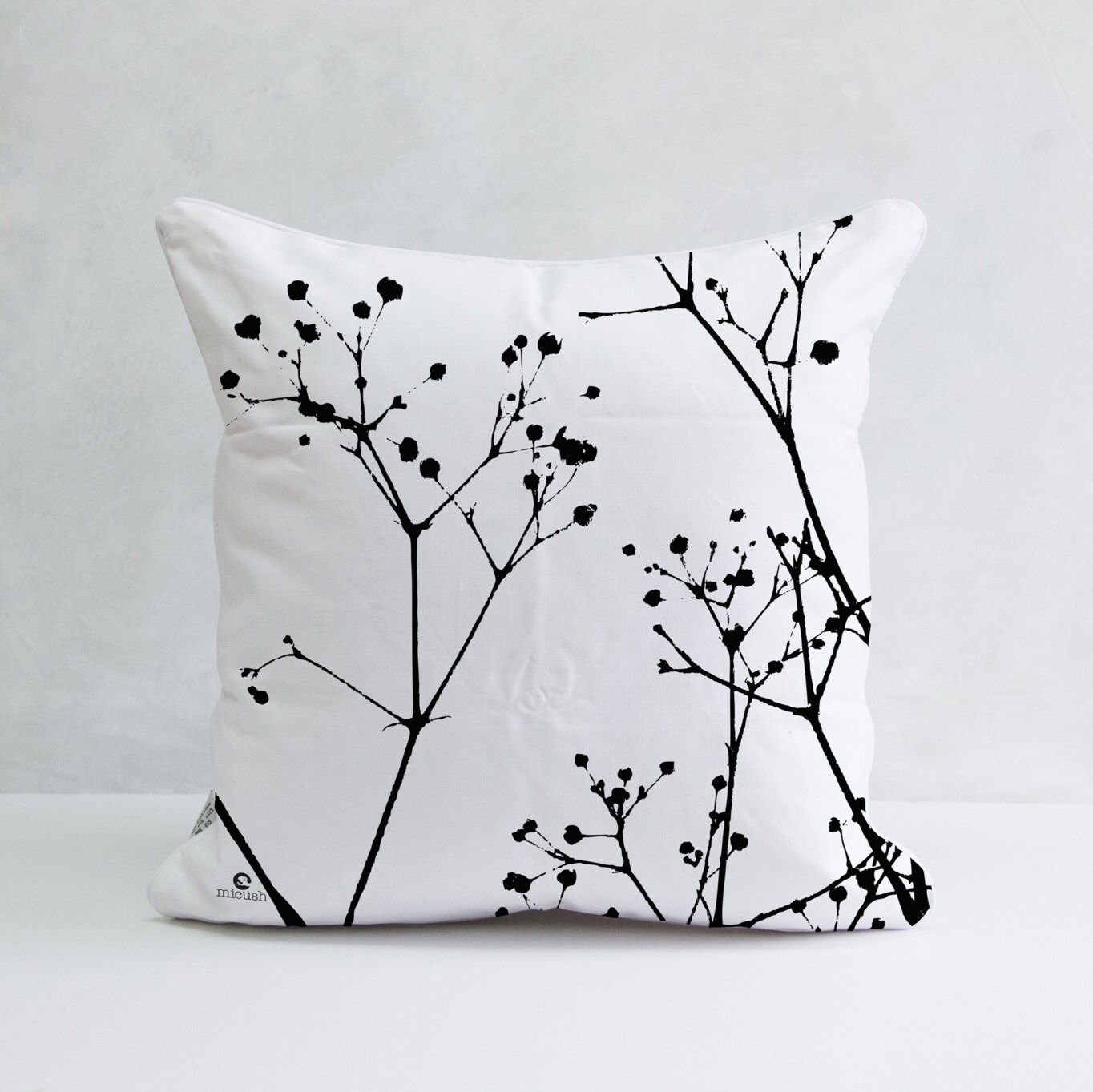 Christmas Pillow Black and White Decorative Pillow 100