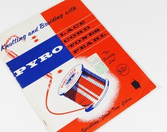 Knitting and Braiding with PYRO Plastic Lacing - Vintage 1950s Craft Tutorial - 1958