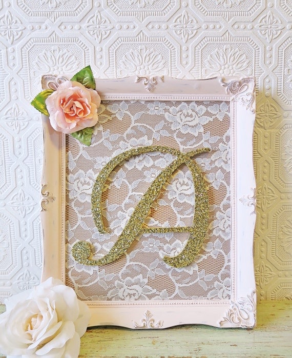 Large Letter A Wall Letters Girls Nursery Art by SeaLoveAndSalt