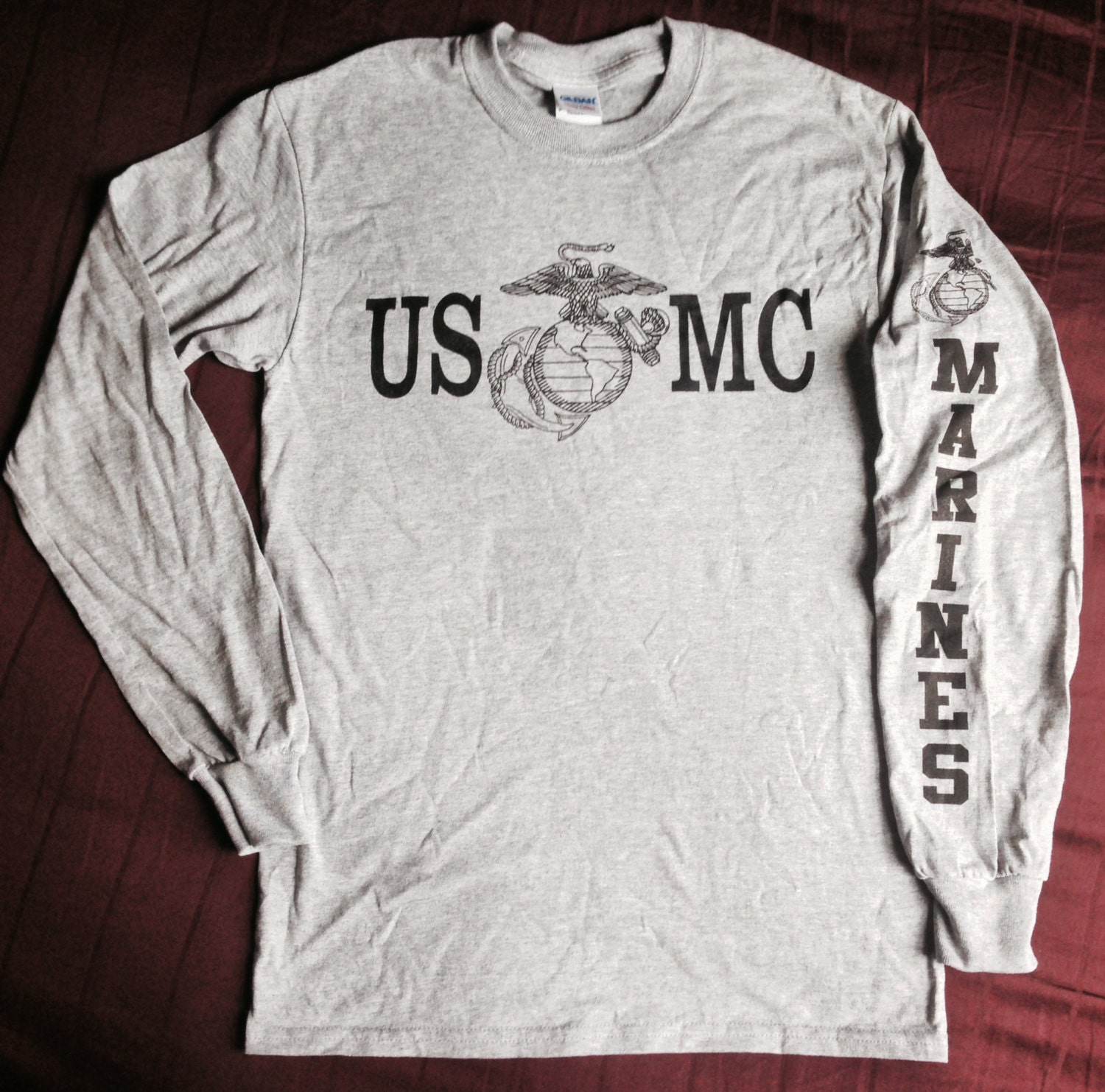 marine corps green t shirt