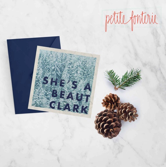 Items similar to She's a Beaut Clark- Christmas Vacation - 5x5 - INSTANT DOWNLOAD on Etsy