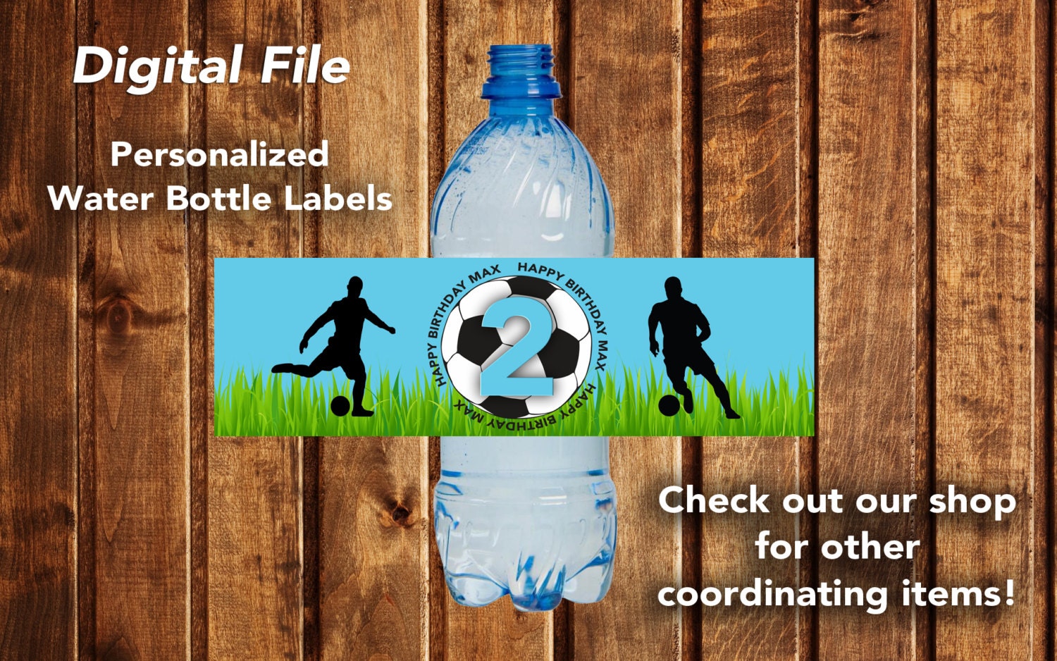 Soccer Water Bottle Labels Soccer Labels Party Printables