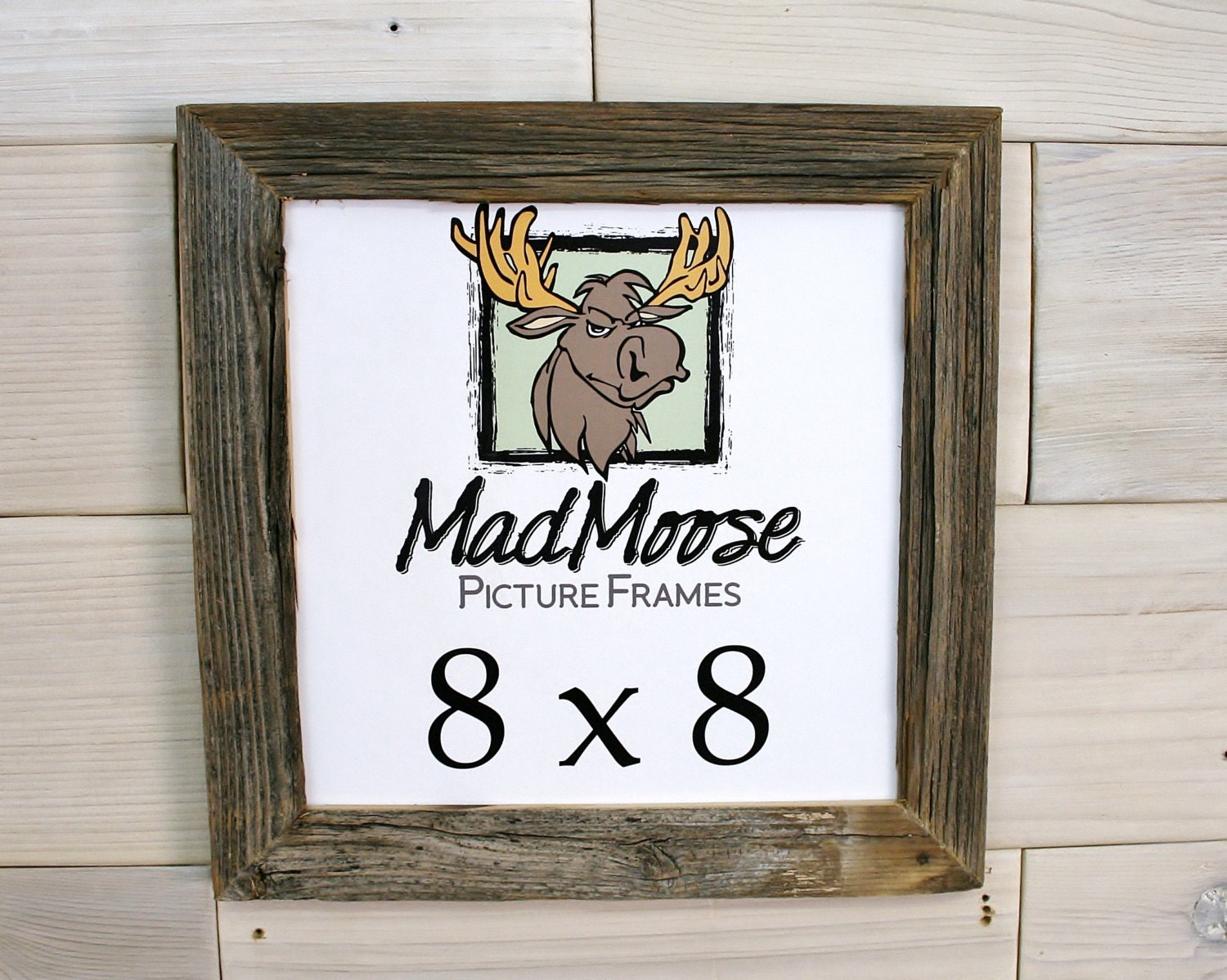 8x8 BarnWood Thin x 1.25 Picture Frame