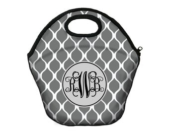 Insulated Lunch Bag Monogram Lunch Box Lunch Tote Personalized Lunchbox For Women Birthday Gifts for Coworkers Lunch Bag Monogrammed Gifts