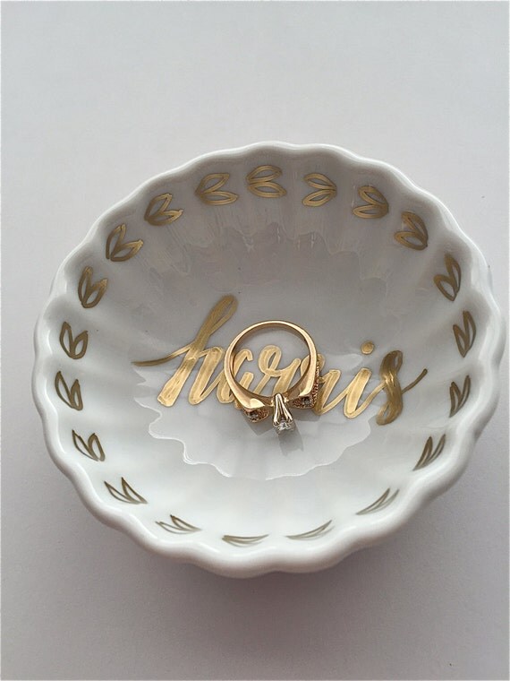 ring holder, engagement ring holder, ring holder dish, wedding gift ...