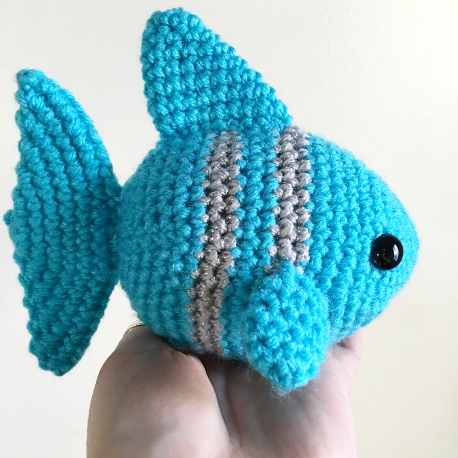 Plush fish toy nautical nursery decor nautical by ColourRedefined