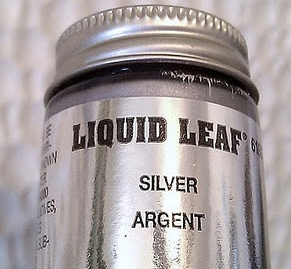 Liquid Leaf Silver Color Metallic LEAFING PAINT gilding leafing finish