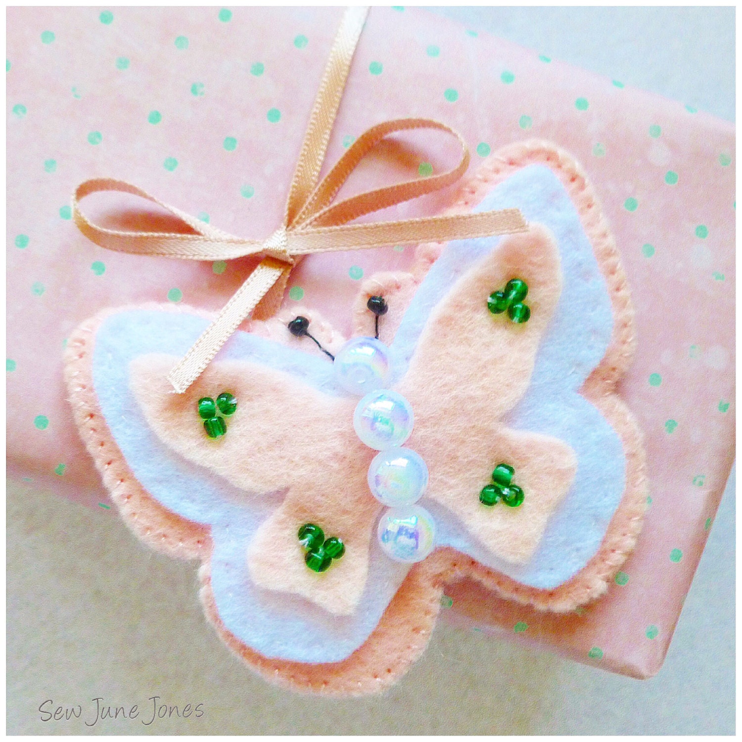 Butterfly Ornament PDF Sewing Pattern Tutorial Easy