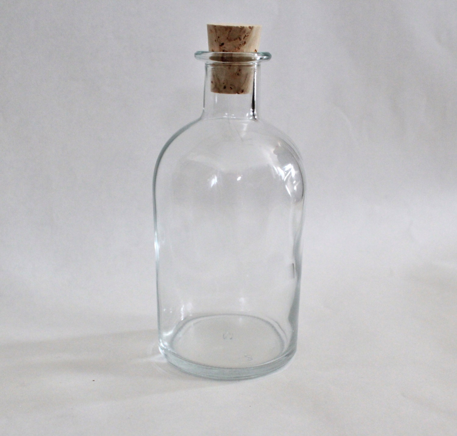 Download Boston Glass Bottle with Cork Potion Bottle 8.5 oz 250 ml