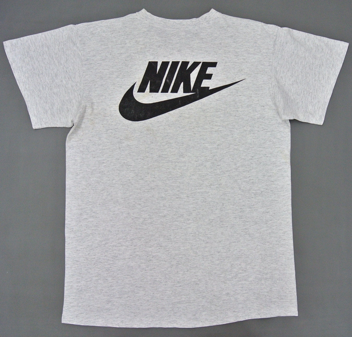 Nike Shirt Men Large Vintage 90s Nike Heather Gray Big Logo