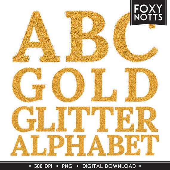 free glitter alphabet clipart - photo #25