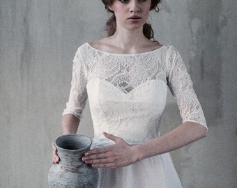 wedding dress with long sleeve