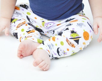 Halloween Leggings, baby girl leggings, toddler girl leggings, halloween outfits, baby halloween clothes, halloween toddler outfits