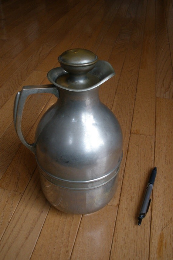 Download Items similar to Antique Metal THERMOS Pitcher or Carafe ... Yellowimages Mockups