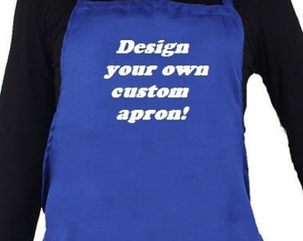 Personalized apron. design your own custom apron. Baker's gift! Great for Restaurants or home use, bakery apron, Christmas apron gift