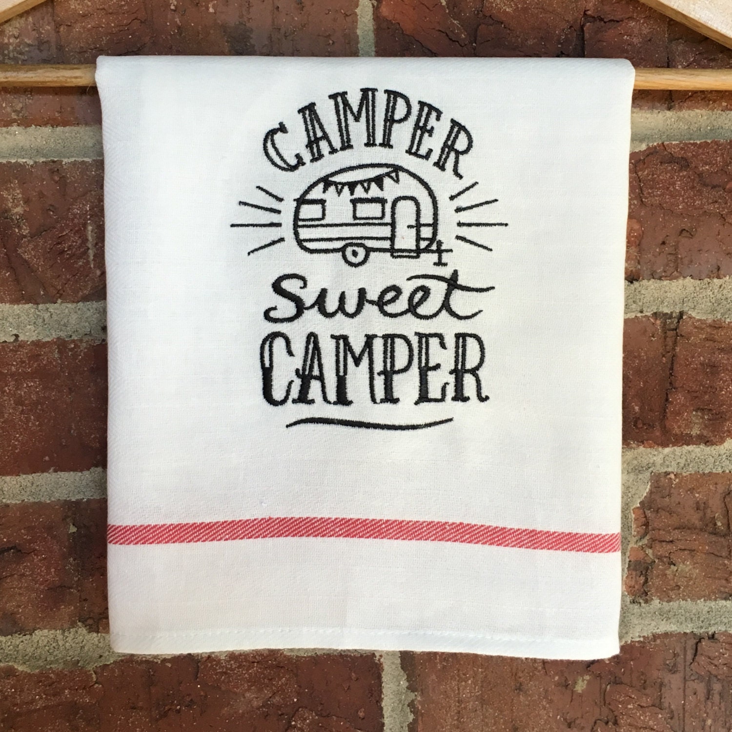 Camp Kitchen Dish Towel Camper RV Tea by MakingSomethingHappy
