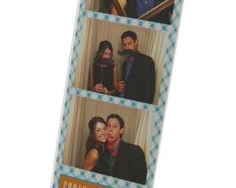 150 Slanted Acrylic Photo Booth Frames For 2x6 Strips - Clear Display Stands With White Step-Up Inserts
