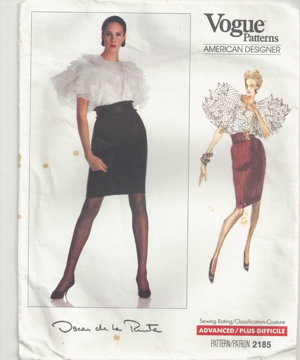 oscar de la renta vogue patterns