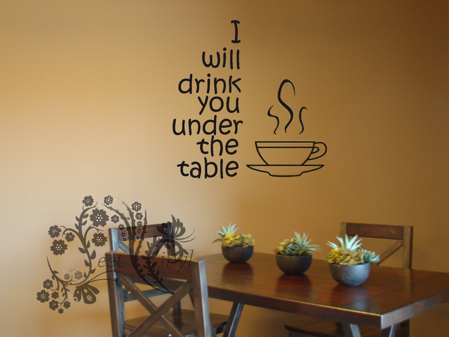 I will drink you under the table Wall Decals Wall by JeetVinyl