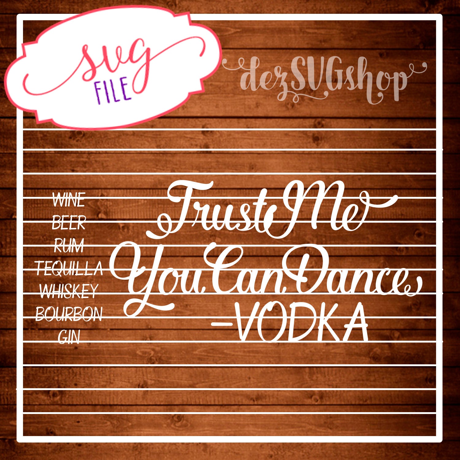 Download Trust me you can dance Vodka Cut File SVG by ...