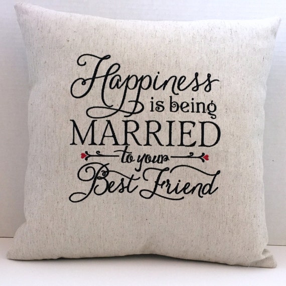 Pillow Embroidered Pillow Quote Pillow Sayings Pillow