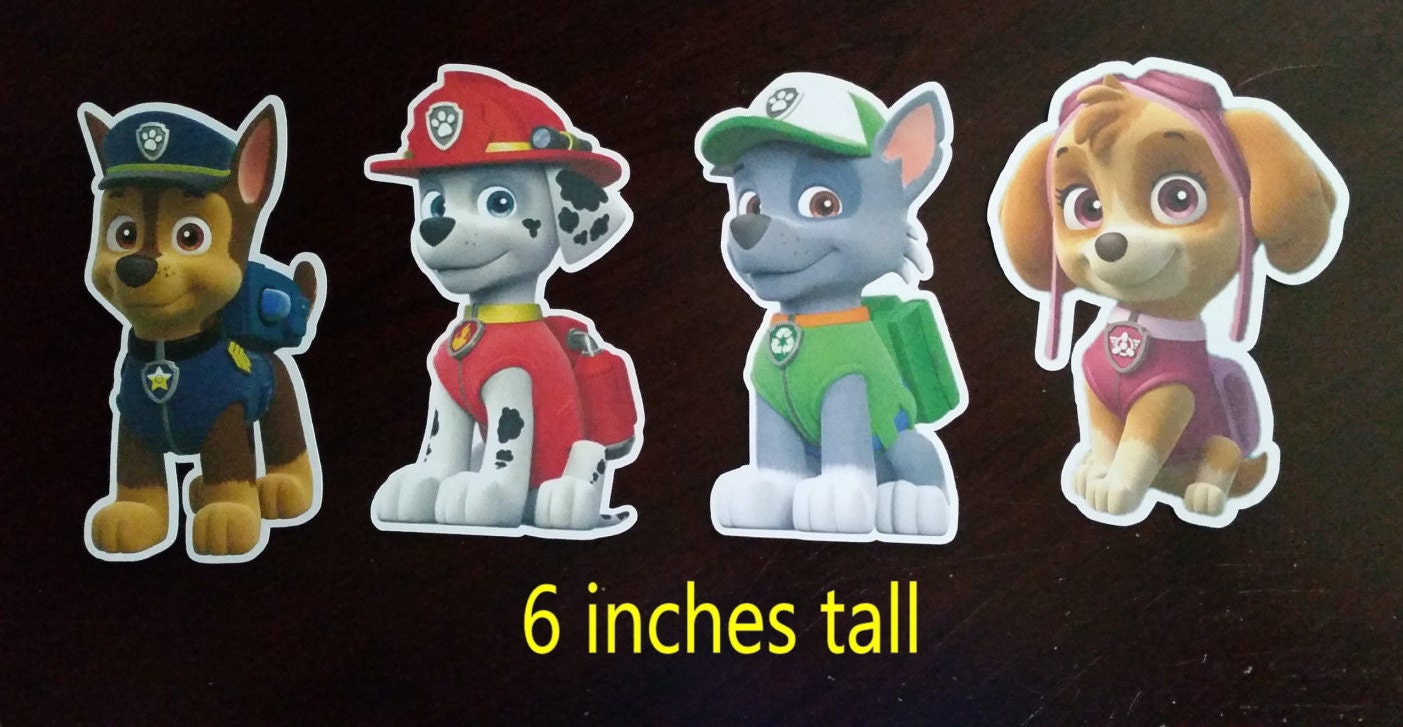 Paw Patrol Diecuts/Cutouts / Pupy Decorations / Pets / Animal