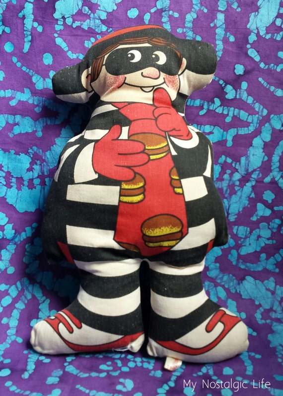 hamburglar stuffed doll