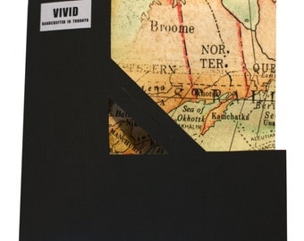 World Map Pocket Square - Japanese Cotton