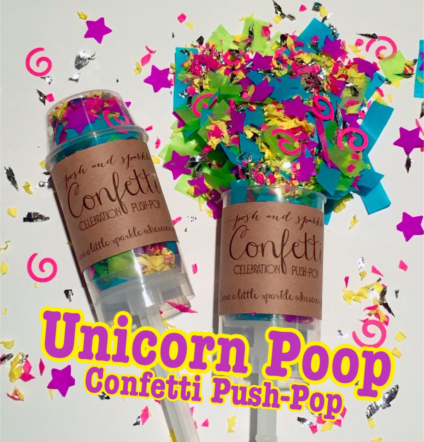 push pop bubble unicorn