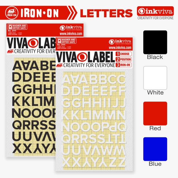 Iron On Letters / Iron On Lettering / Custom Heat Transfer