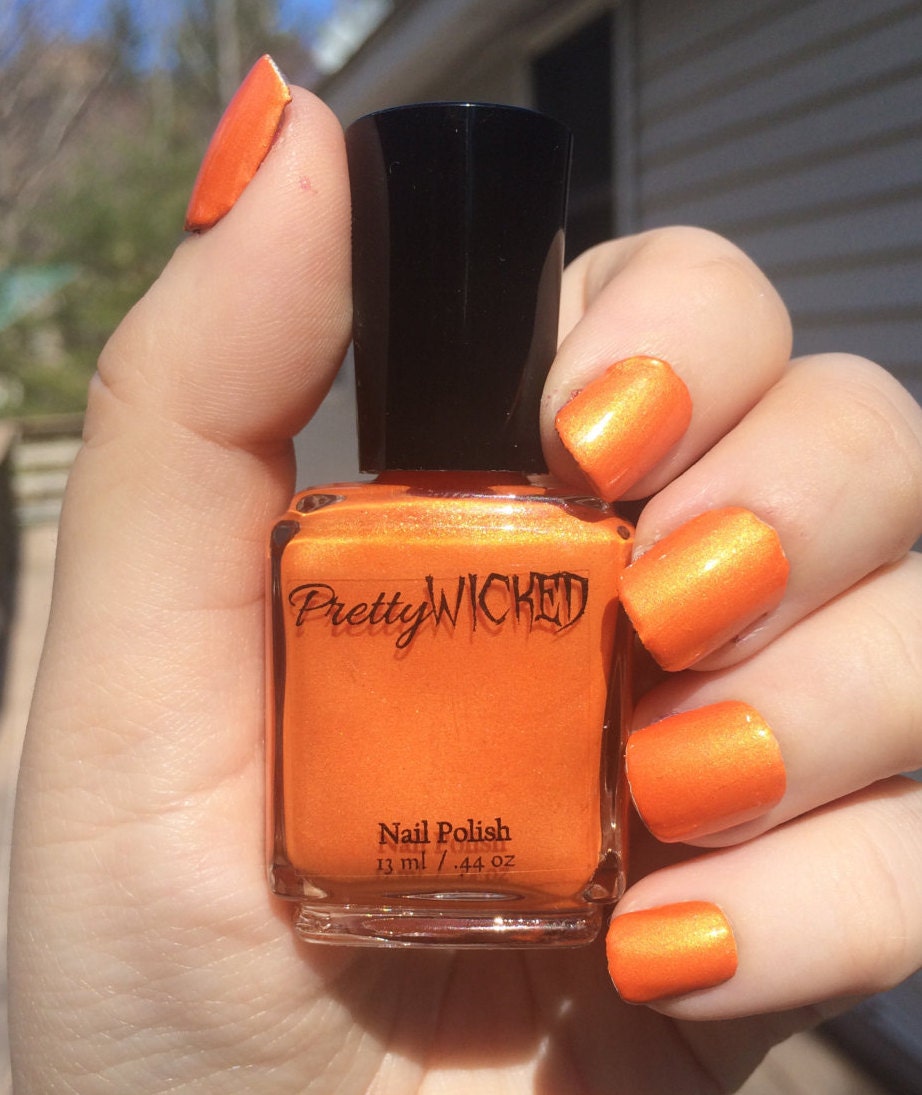Orange Nail Polish Verruca Polish Bright Orange Nail Polish