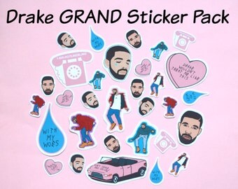 Drake Single Sticker | 1 800 Hotline Bling | Drake Sticker | Celebrity Stickers | Sad Drake | Dancing Drake | Tumblr Stickers | Cute Sticker