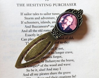Robert Louis Stevenson Bookmark - Treasure Island Bookmark, Kidnapped Bookmark, Gift For Bibliophile, Pirate, Scottish Author Bookmark