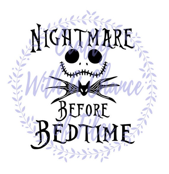 Nightmare Before Bedtime Boy With Bowtie SVG by ...