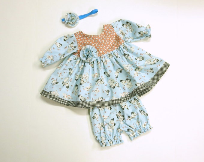 Baby Girl Clothes - Newborn Outfit - Boutique Dress - Baby Girl Dresses - 1st Birthday - Reborn Doll Outfit - Newborn to 24 months