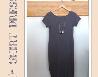T-Shirt Dress pdf Sewing Pattern - Easy to sew, beginners stretch knit ladies pattern for all sizes