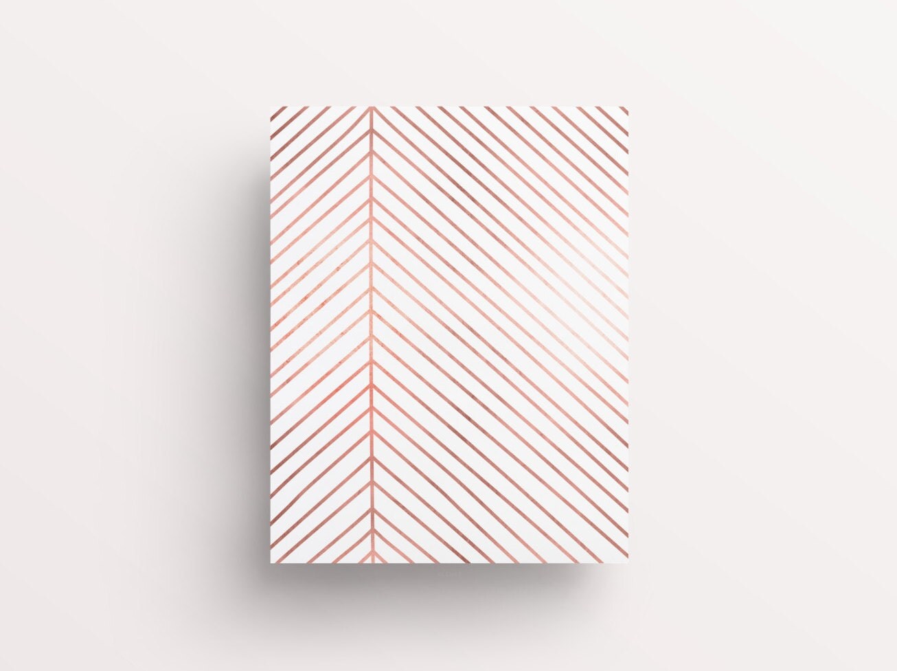 Rose Gold Print Rose Gold Leaf Print Printable Wall Art