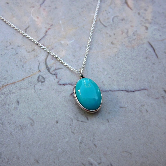 Turquoise Necklace Genuine Necklace Turquoise Jewelry
