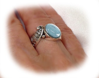 ANGEL WING PET Cremation Ring 925 Sterling Silver Pet Loss Cremation Ashes Ring Pet Memorial Ring Custom Pet Cremation Jewelry Ashes Jewelry