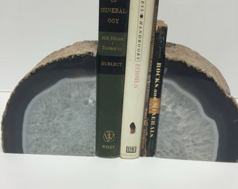 agate crystal bookends agate crystal bookends