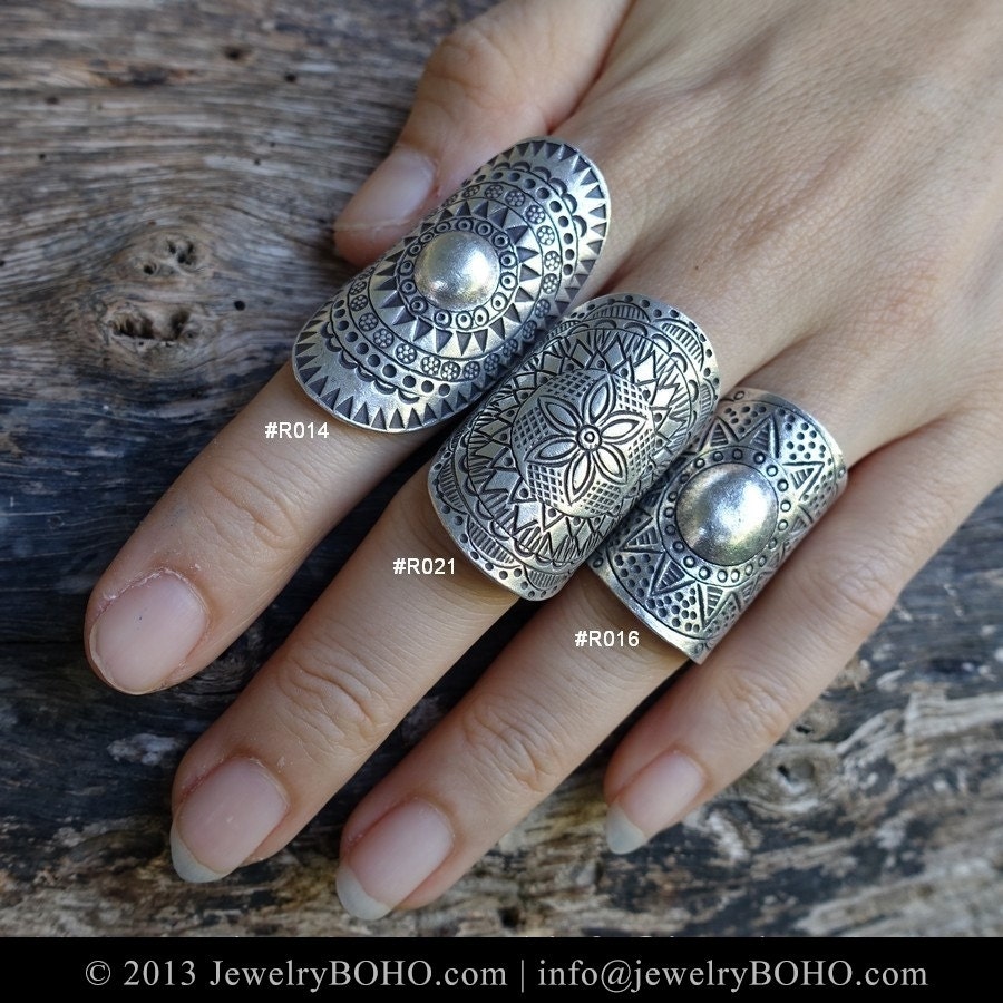 BOHO Gypsy ring Hippie ring Bohemian style by jewelryboho4u