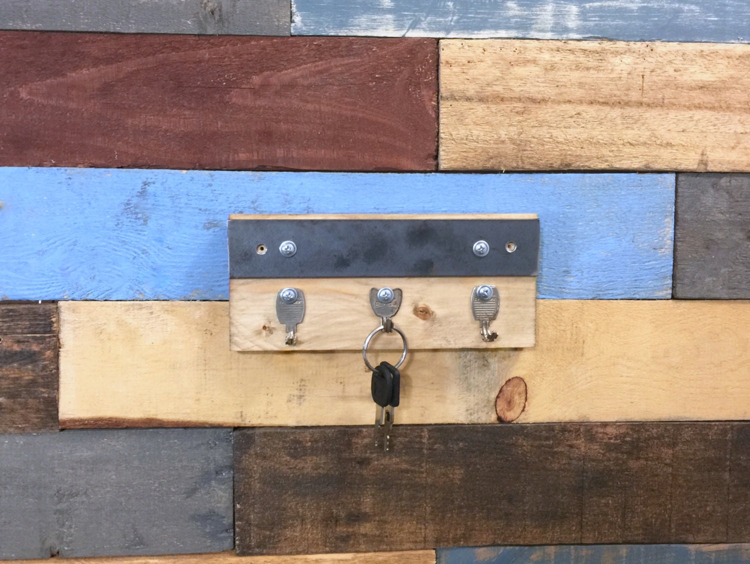 Industrial Key Holder Repurposed Keys Upcyled Car Keys