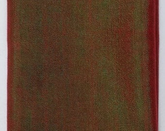 Women's 100% Handwoven Iridescent Brown Ethiopian Cotton Scarf w/ Color Contrasted Decorative Design